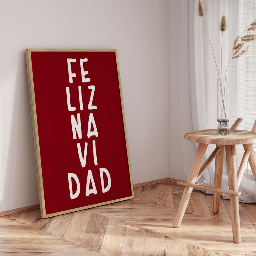 Plakat - Feliz Navidad - Rosana Laiz Blursbyai