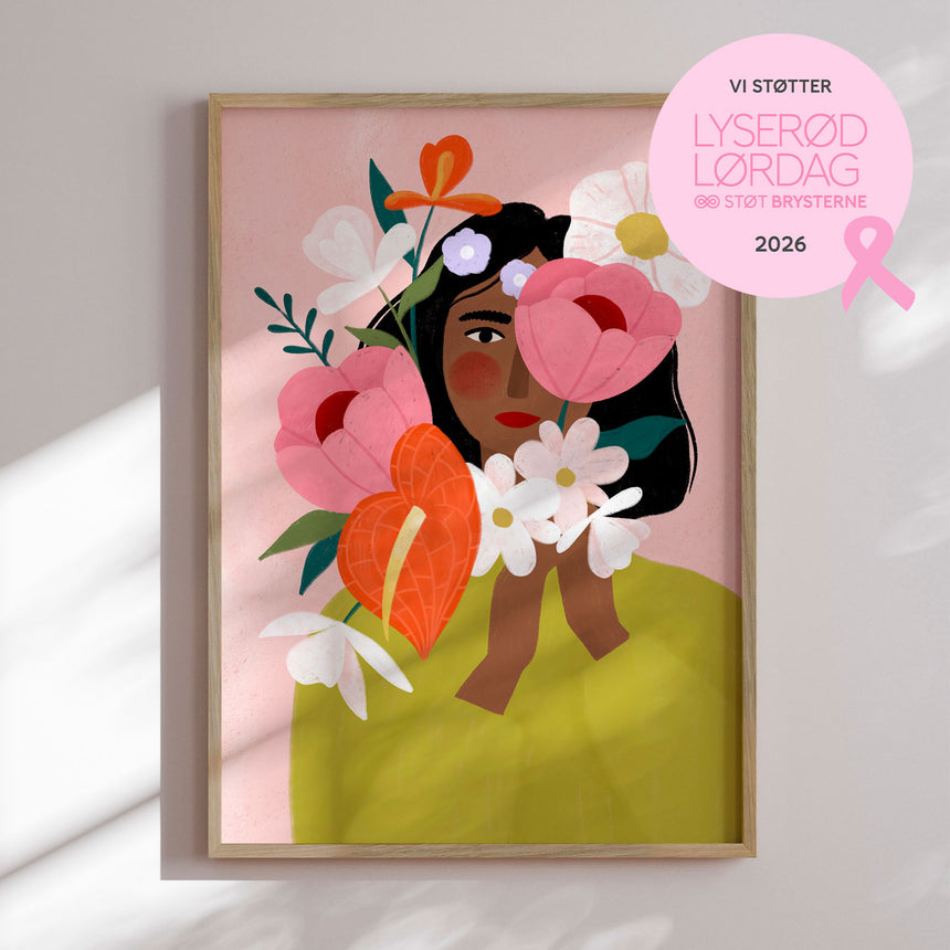 Plakat - Flower Lady - Bea Müller