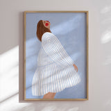 Plakat - The Woman With the Blue Stripes - Bea Müller - Incado