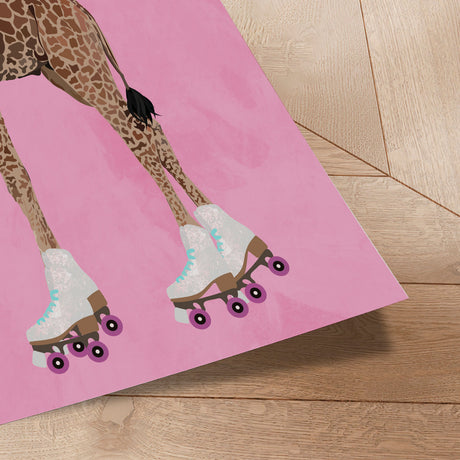Plakat - Skating Giraffe Vibes - Sarah Manovski