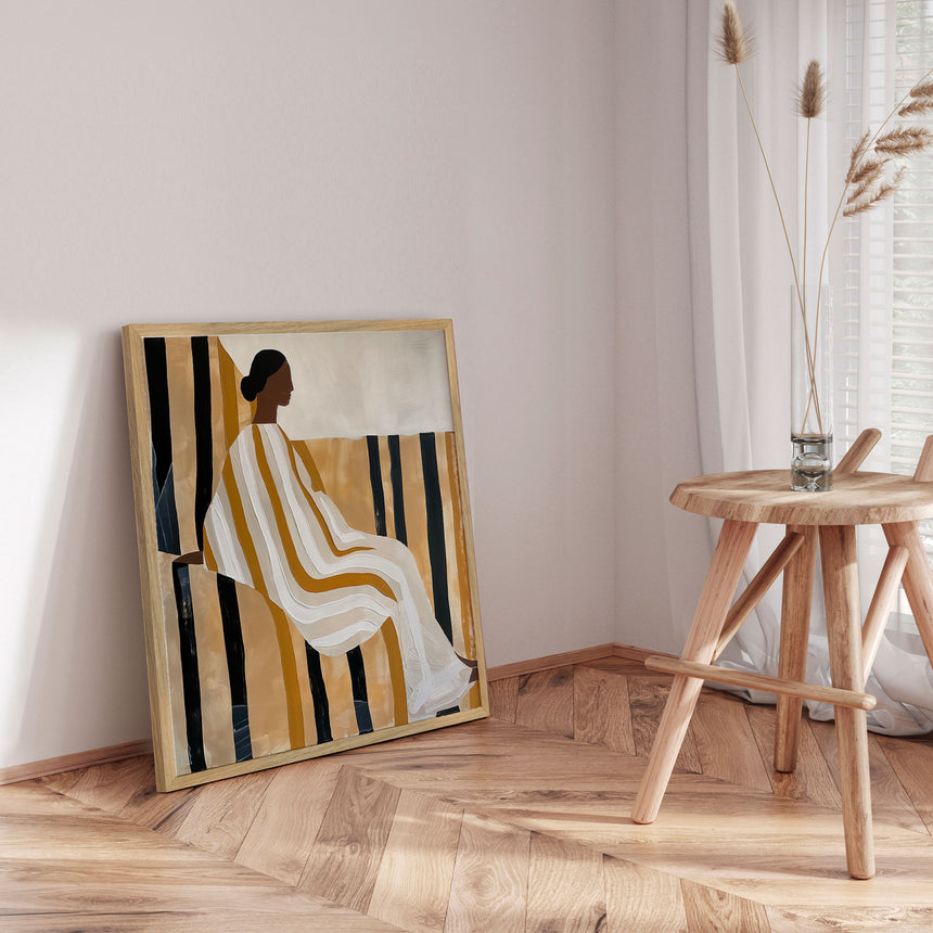 Plakat - Lady in Stripes - SHANDU