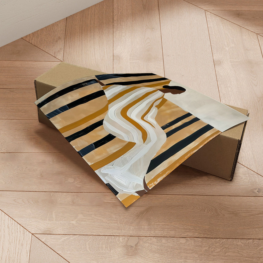 Plakat - Lady in Stripes - SHANDU