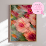 Plakat - Moving Flowers 1 - Raisa Zwart