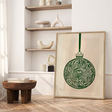 Plakat - Festive Swirls