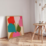 Plakat - Flowers Abstract - The Printable Studio