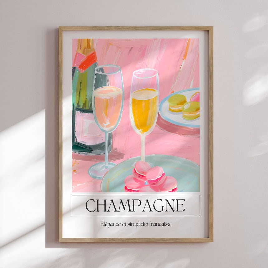 Plakat - Champagne - Ohkimiko