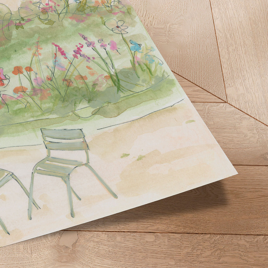 Plakat - Parisian Garden - Katharina Pruitscher