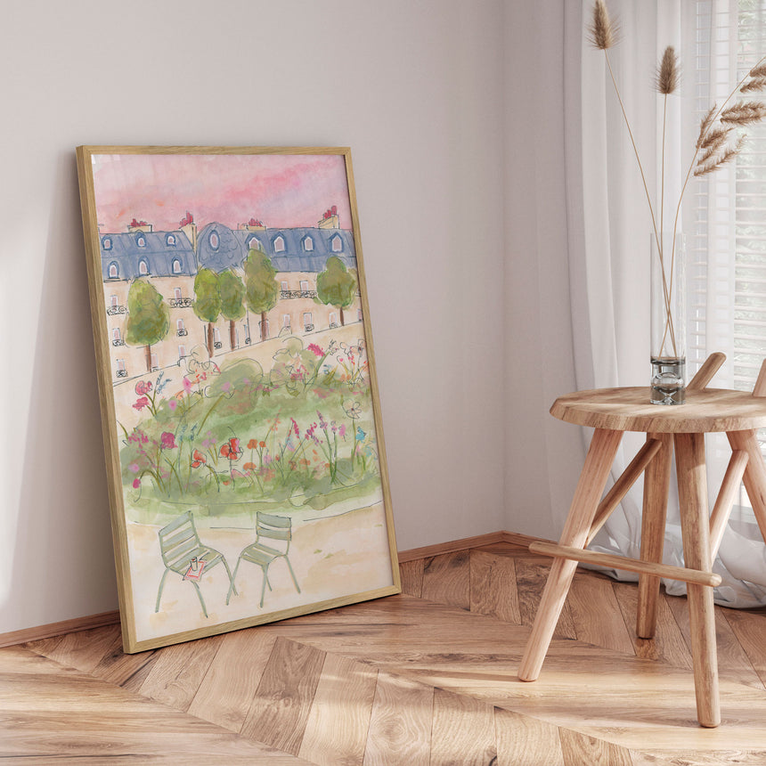 Plakat - Parisian Garden - Katharina Pruitscher