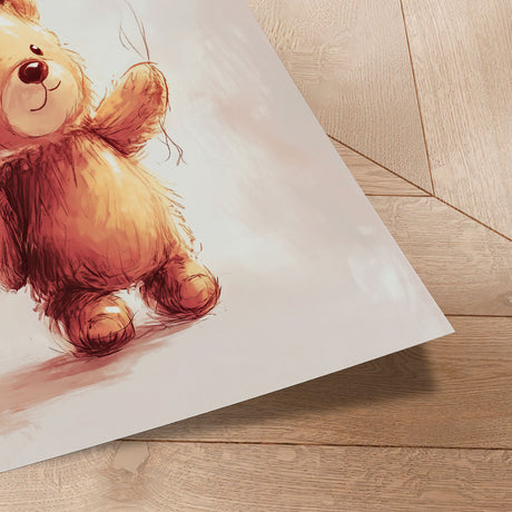 Plakat - Dreamy Teddy Balloon - Andreas Magnusson