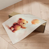 Plakat - Dreamy Teddy Balloon - Andreas Magnusson
