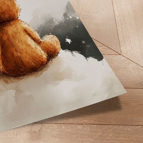 Plakat - Moonlit Bear Dreams - Treechild