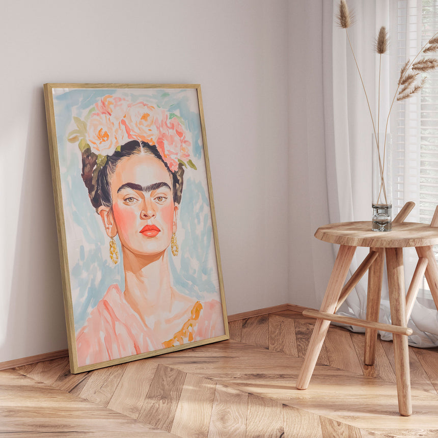 Plakat - Pastel Frida - Melloi Art Prints