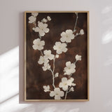 Plakat - White Cherry Blossom - Melloi Art Prints