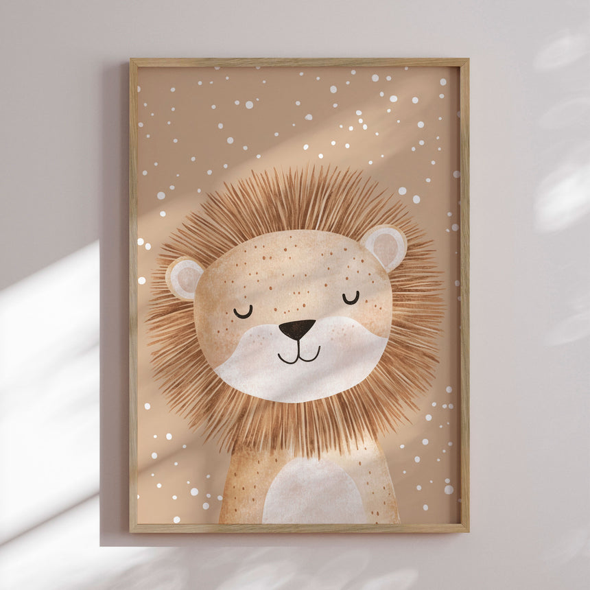 Plakat - Dreamy Lion - Treechild