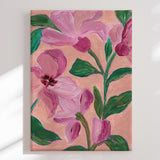 Lærredstryk - Pink Blossoms II - Nikita Jariwala