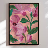 Lærredstryk - Pink Blossoms II - Nikita Jariwala