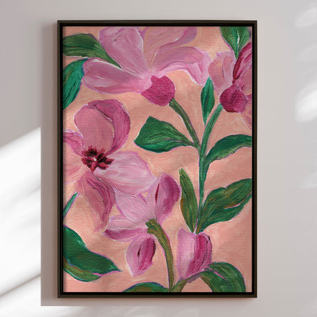 Lærredstryk - Pink Blossoms II - Nikita Jariwala