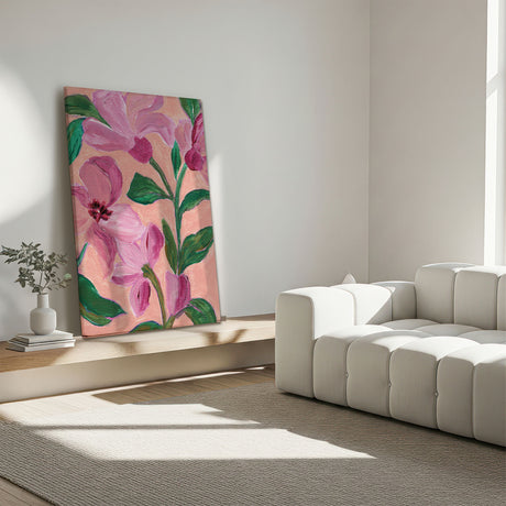 Lærredstryk - Pink Blossoms II - Nikita Jariwala
