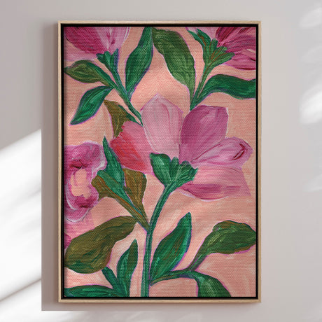 Lærredstryk - Pink Blossoms - Nikita Jariwala