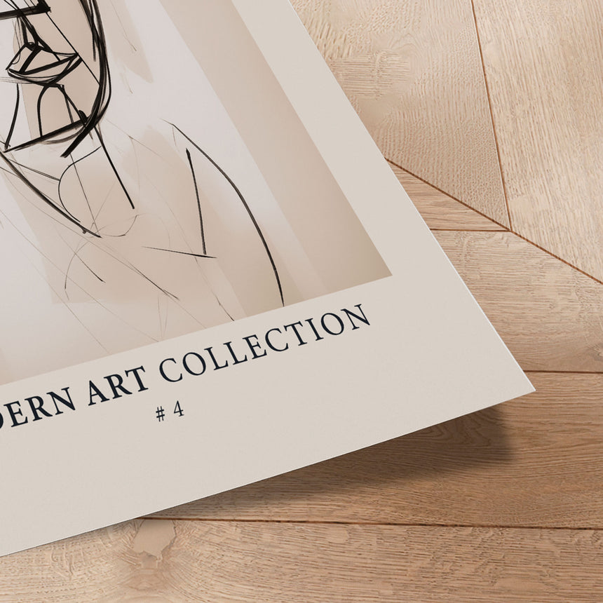 Plakat - Modern Face Sketch - Andreas Magnusson