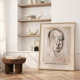 Plakat - Modern Face Sketch - Andreas Magnusson