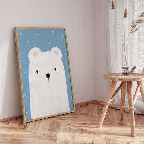 Plakat - Cute Polar Bear - Bainai