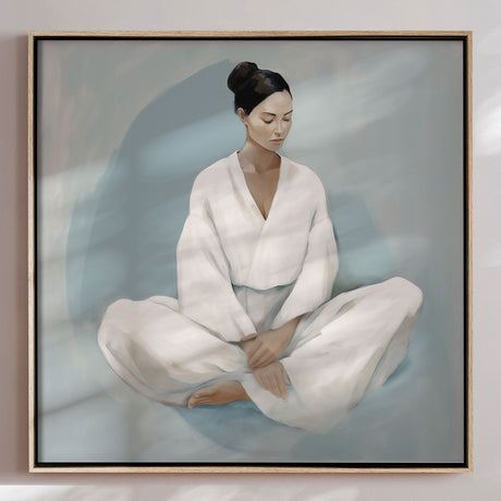 Lærredstryk - Woman in Meditation - Andreas Magnusson