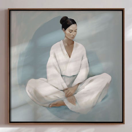 Lærredstryk - Woman in Meditation - Andreas Magnusson