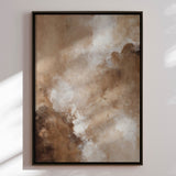 Håndlavet maleri med ramme - Organic Desert Flow - Alpenglow Workshop - Mixed media