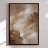 Håndlavet maleri med ramme - Organic Desert Flow - Alpenglow Workshop - Mixed media