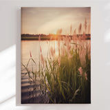 Lærredstryk - Sunlit Lake Serenity - Andreas Magnusson