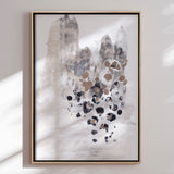 Håndlavet maleri med ramme - Ethereal Cascades - Maira Ribena - Mixed media