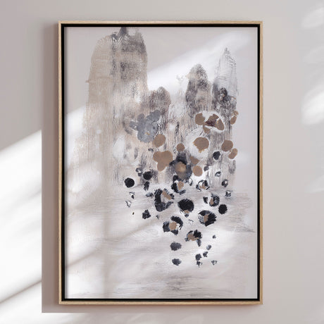 Håndlavet maleri med ramme - Ethereal Cascades - Maira Ribena - Mixed media