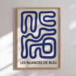 Plakat - Blue Maze Flow - Treechild - Incado