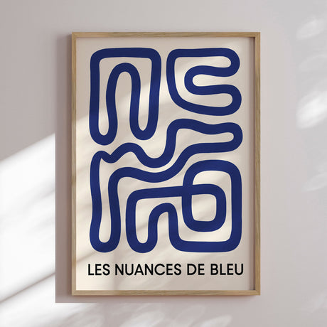 Plakat - Blue Maze Flow - Treechild - Incado