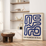 Plakat - Blue Maze Flow - Treechild - Incado