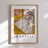 Plakat - Jeune Femme à La Pelisse Blanche - Henri Matisse
