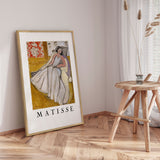 Plakat - Jeune Femme à La Pelisse Blanche - Henri Matisse