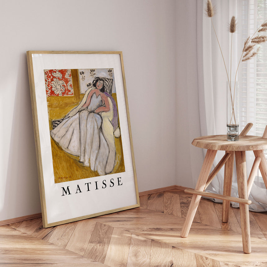 Plakat - Jeune Femme à La Pelisse Blanche - Henri Matisse