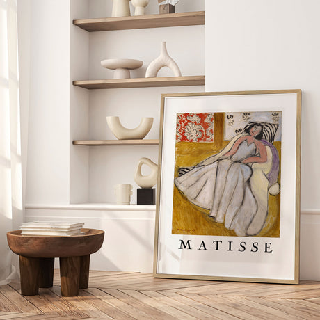 Plakat - Jeune Femme à La Pelisse Blanche - Henri Matisse