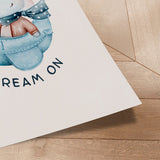 Plakat - Dream On Hippo Pilot - Saskia Michele
