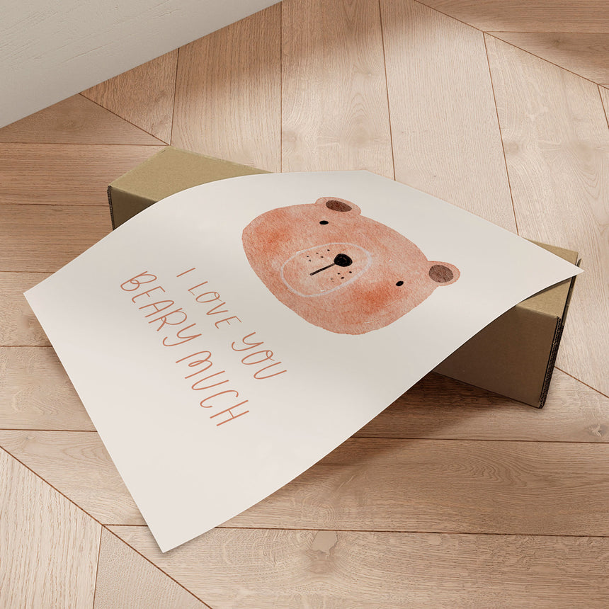 Plakat - Love You Beary Much - Saskia Michele