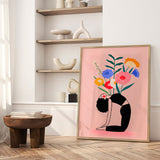 Plakat - Floral Yoga Fusion - Bea Müller