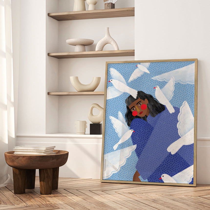 Plakat - Serenity in Flight - Bea Müller - Incado