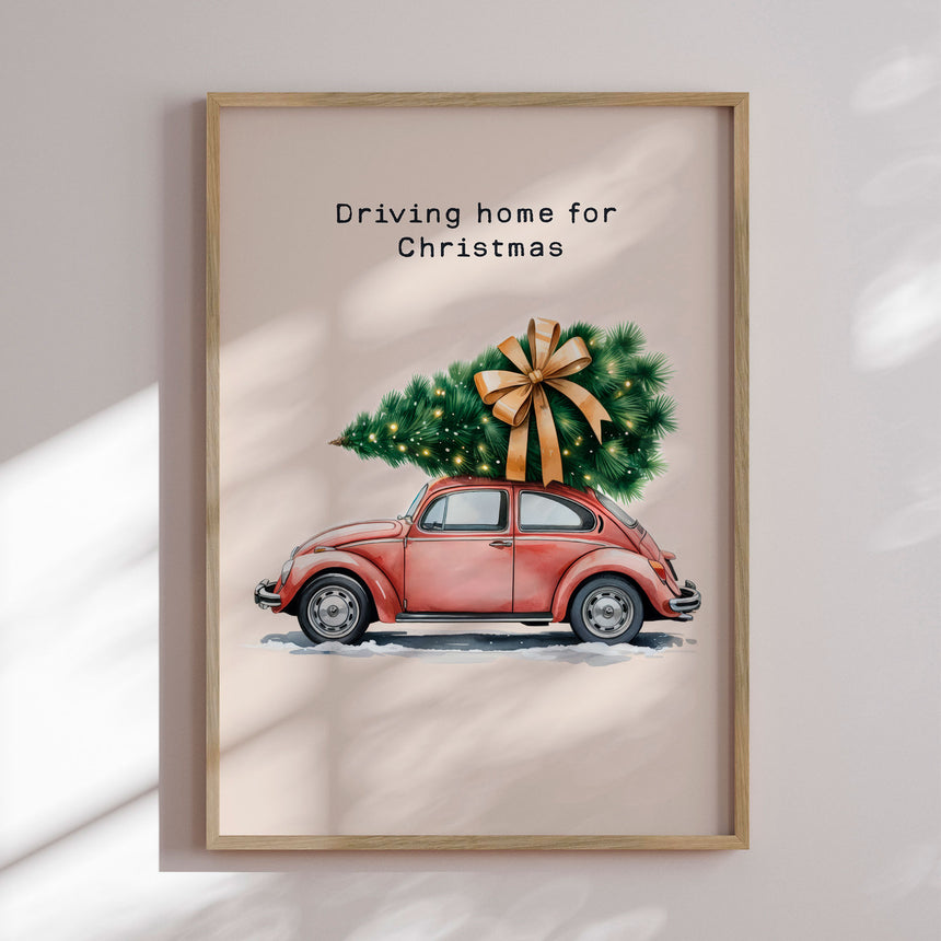 Plakat - Driving Home for Christmas - Andreas Magnusson