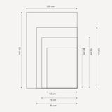 Håndlavet maleri med ramme - Nantucket Sails - Kathrin Pienaar - Mixed media
