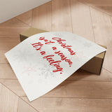 Plakat - Christmas is a Feeling - Kristina N.