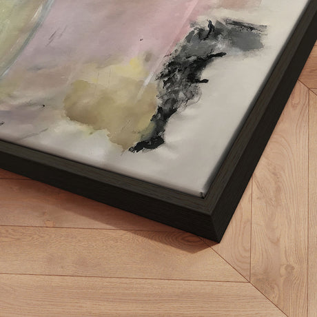 Håndlavet maleri med ramme - Courage and Celebration - Kristin Brin - Mixed media