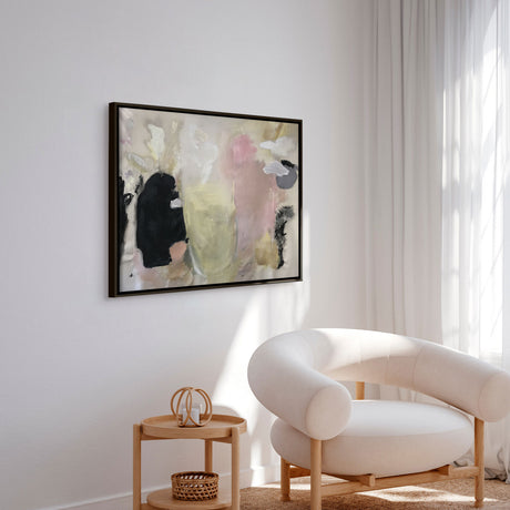 Håndlavet maleri med ramme - Courage and Celebration - Kristin Brin - Mixed media
