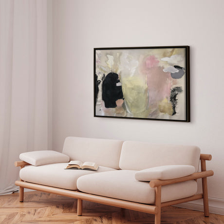 Håndlavet maleri med ramme - Courage and Celebration - Kristin Brin - Mixed media